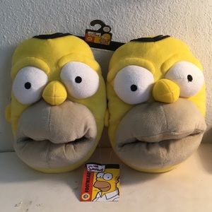 Mens Shoes House Slippers Homer Simpson 